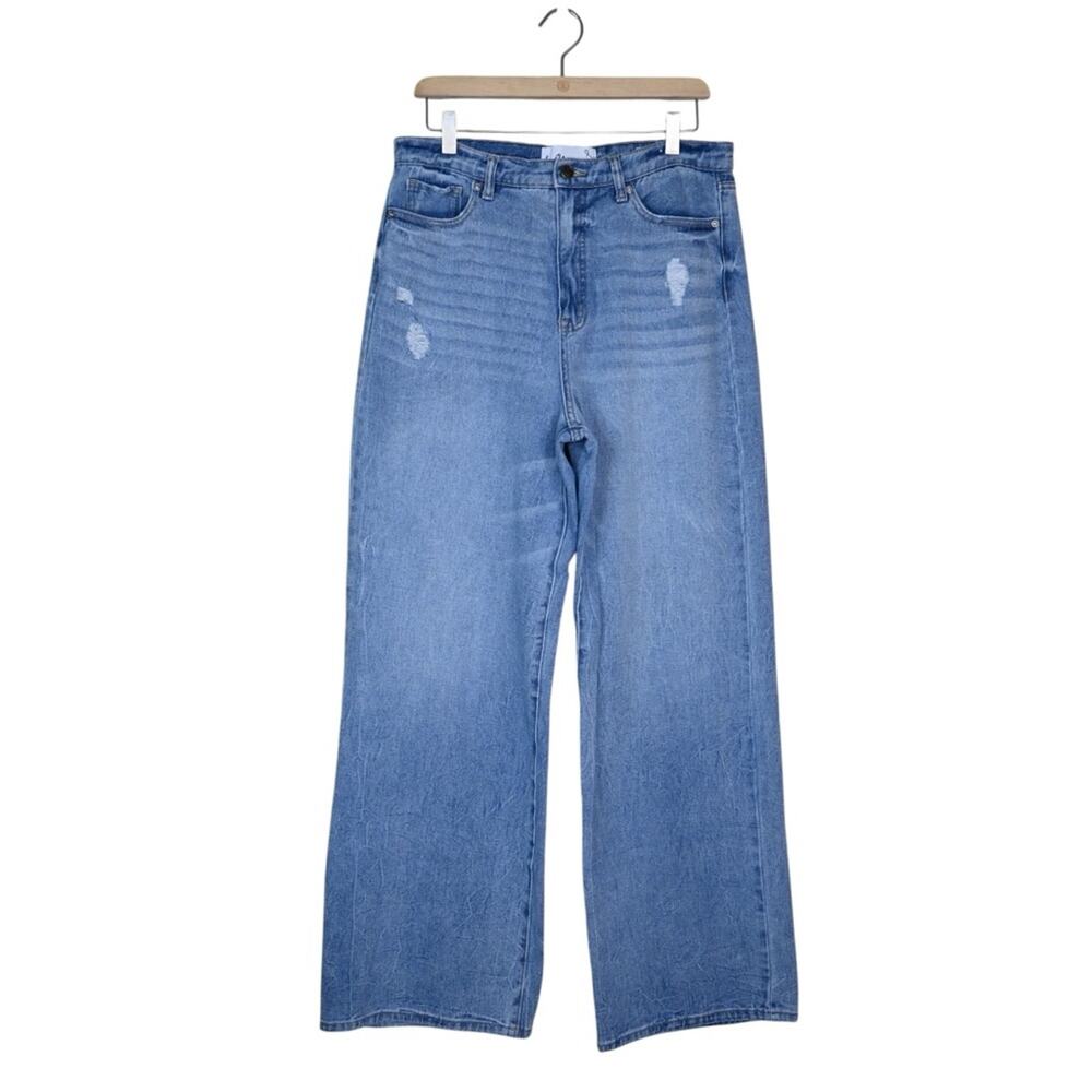 Sam Edelman Women's 31 High Rise Codie Wide Leg Jean